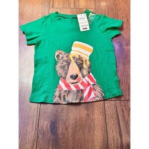 First Impressions Green Bear Honey 24 Months Scarf Nwt